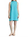 Tyler Boe Stella Mini Dress In Turquoise In Blue