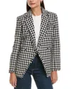 Tyler Boe Tommy Check Cutaway Jacket In Black