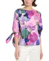 Tyler Boe Krista Silk Top In Purple