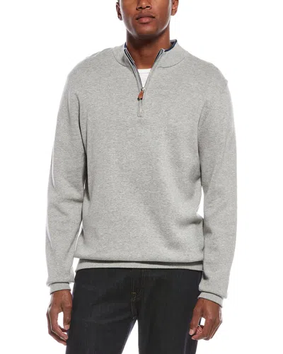 Tyler Boe Tyler Böe 1/4-zip Sweater In Gray