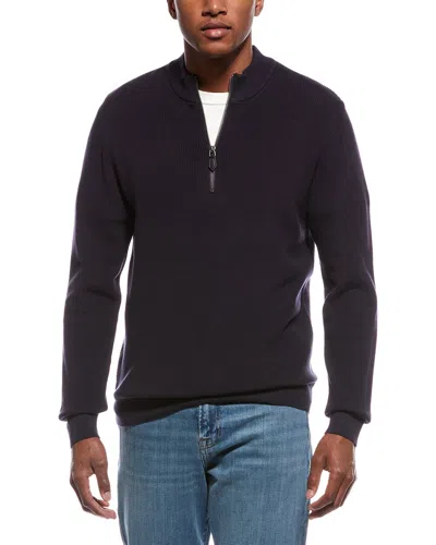 Tyler Boe Tyler Böe 1/4-zip Sweater In Black