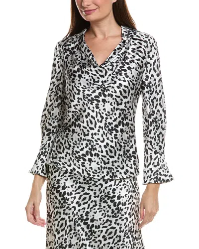 Tyler Boe Tyler Böe Astrid Charmeuse Ermin Blouse In White