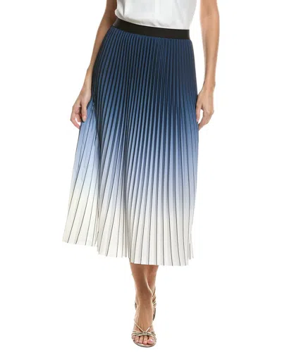 Tyler Boe Tyler Böe Cara Hombred Pleated Skirt In Blue