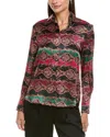 Tyler Boe Tyler Böe Chloe Silk Shirt In Multi