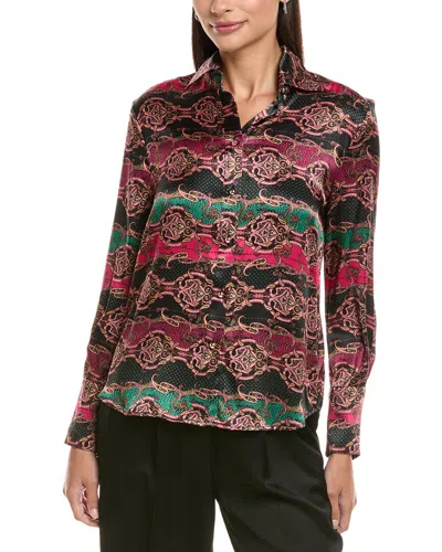 Tyler Boe Tyler Böe Chloe Silk Shirt In Multi