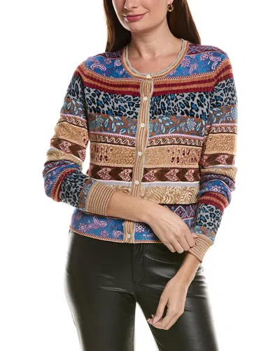Tyler Boe Tyler Böe Daniella Novelty Stitch Cardigan In Brown