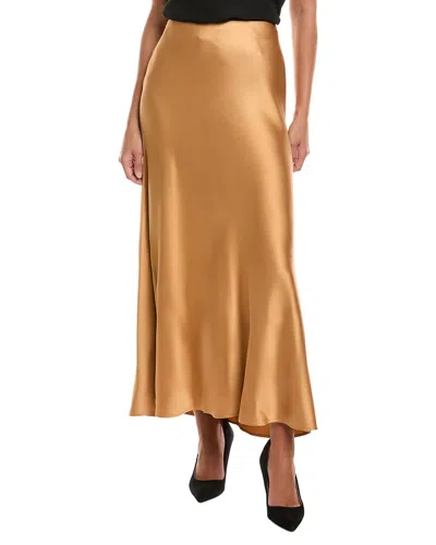 Tyler Boe Tyler Böe Edie Charmeuse Maxi Skirt In Brown