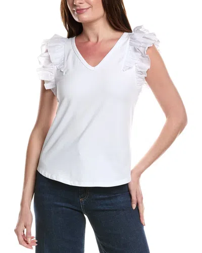 Tyler Boe Tyler Böe Emerson Top In White