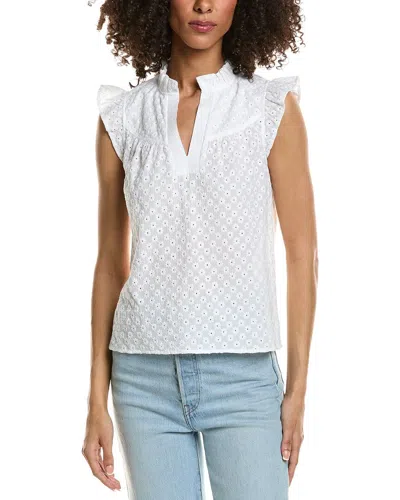Tyler Boe Tyler Böe Emilie Eyelet Top In White