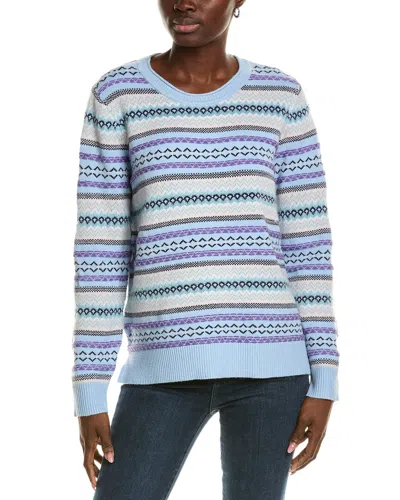 Tyler Boe Tyler Böe Fairisle Wool-blend Sweater In Blue