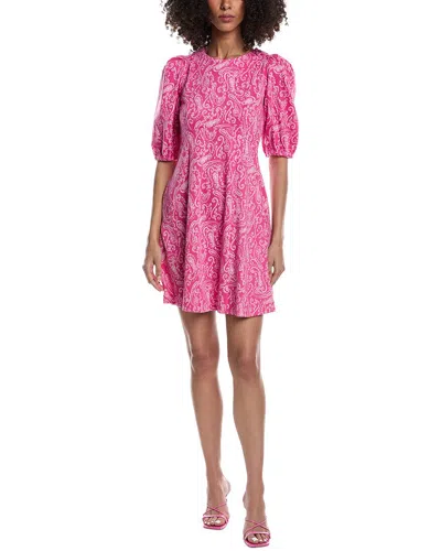 Tyler Boe Fran Jacquard Mini Dress In Pink