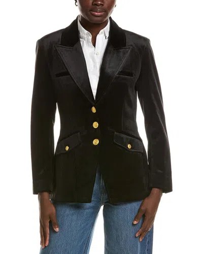 Tyler Boe Tyler Böe Goldie Velvet Jacket In Brown