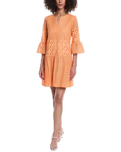 Tyler Boe Tyler Böe Ingrid Eyelet Mini Dress In Orange