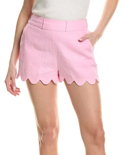 Tyler Boe Tyler Böe Kennedy Linen Scallop Short In Pink