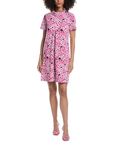 Tyler Boe Tyler Böe Kristen Inverted Pleat Jacquard Mini Dress In Pink