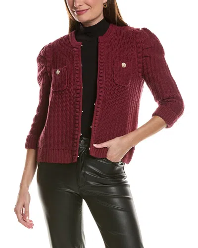 Tyler Boe Tyler Böe Liza Knit Jacket In Red