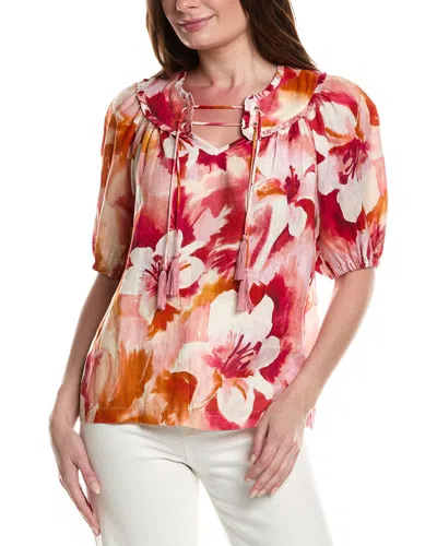 Tyler Boe Tyler Böe Margarita Linen Top In Orange