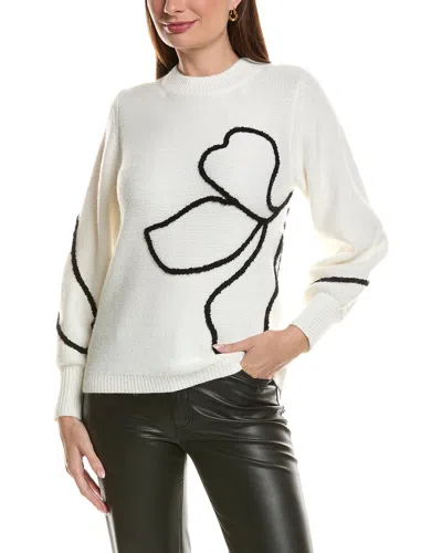 Tyler Boe Tyler Böe Millie Etched Sweater In Neutral