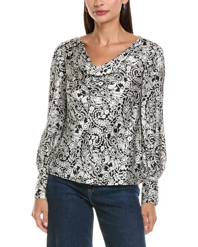 Tyler Boe Tyler Böe Olivia Silk Top In Gray