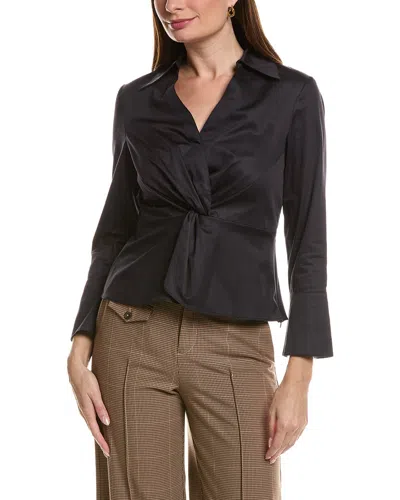 Tyler Boe Tyler Böe Paige Twisted Blouse In Black