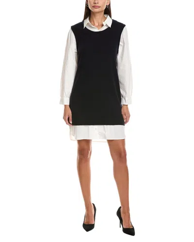 Tyler Boe Tyler Böe Scout Cashmere Twofer Dress In Black