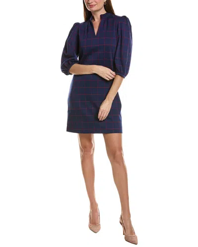 Tyler Boe Tyler Böe Sherri Knit Plaid Dress In Blue