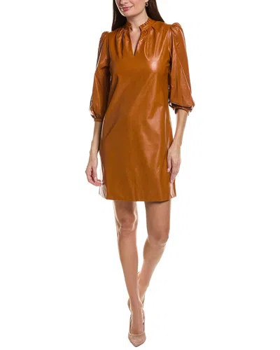 Tyler Boe Tyler Böe Sherri Vegan Leather Dress In Animal Print
