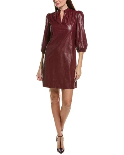 Tyler Boe Tyler Böe Sherri Vegan Leather Dress In Red