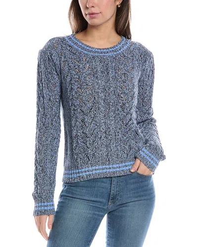 Tyler Boe Tyler Böe Twisted Cable Sweater In Blue