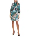 Tyler Boe Vicky Microsuede Shift Dress In Multi