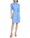 Tyler Boe Ziva Shirtdress In Blue