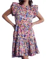Tyler Boe Ursula Cotton Bouquet Dress In Multi In Multi