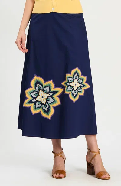 Tyler Boe Valentina Skirt In Beacon Blue