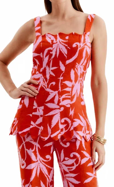TYLER BOE VANESSA ORCHID TOP IN MULTI