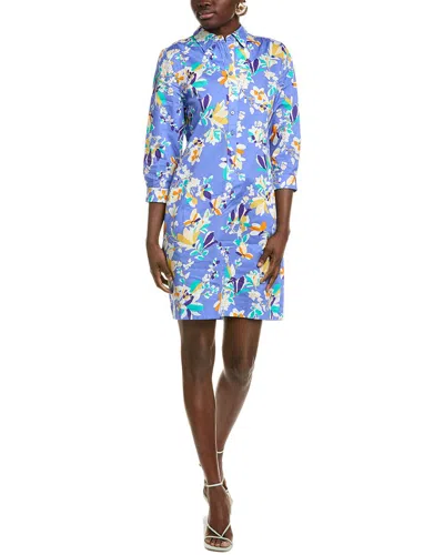 Tyler Boe Ziva Shirtdress In Blue