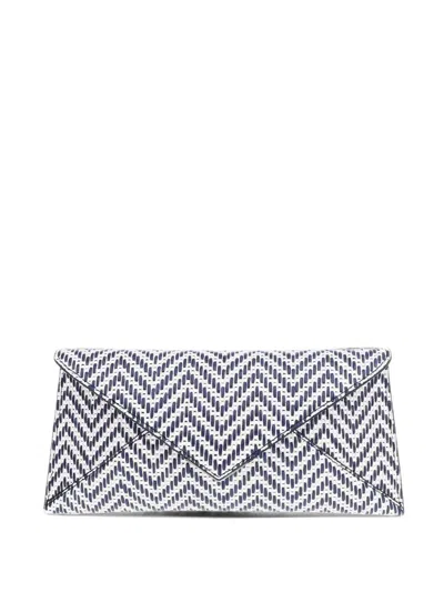 Tyler Ellis 28 Lee Lineage Clutch Bag In Blue