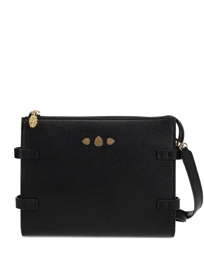 Tyler Ellis Dean Pebbled Leather-messenger Bag In Black