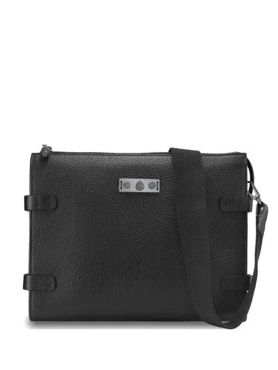 Tyler Ellis Dean Pebbled-leather Crossbody Bag In Black