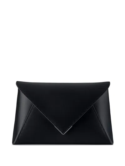 Tyler Ellis Large Lee Pouchet Clutch Bag In Black