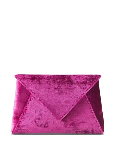 Tyler Ellis Large Lee 'pouchet' Clutch Bag In Pink