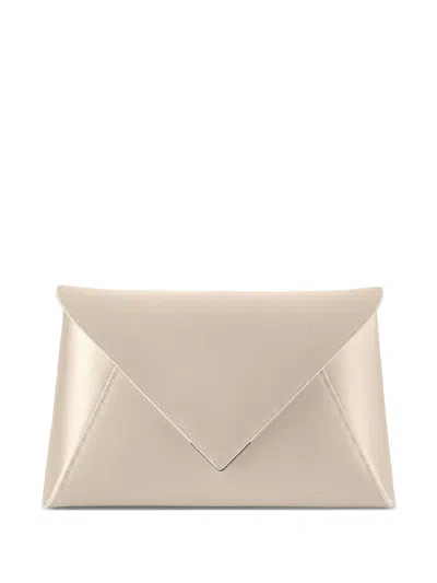 Tyler Ellis Large Lee Pouchet Envelope Clutch Bag In Neutral