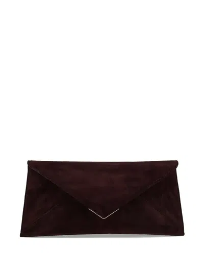 Tyler Ellis Lee Lineage Clutch Bag In Brown