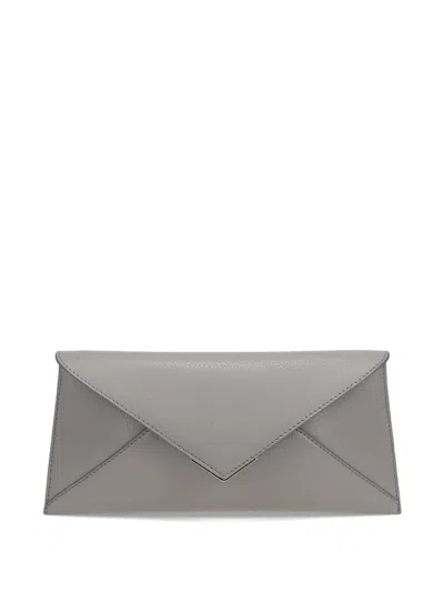 Tyler Ellis Lee Lineage Clutch Bag In Gray
