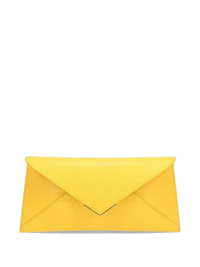 Tyler Ellis Lee Lineage Clutch Bag In Yellow