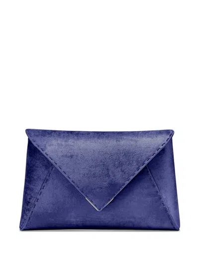 Tyler Ellis Lee Pouchet Envelope Clutch Bag In Blue