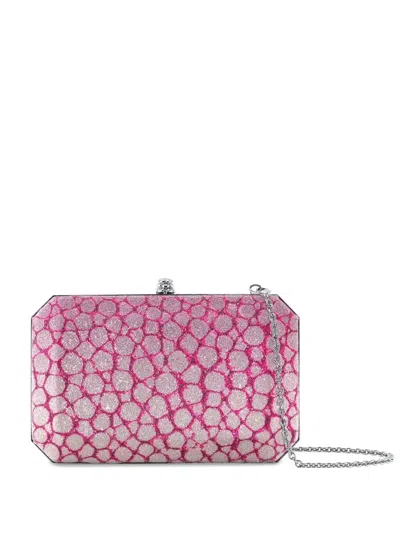 Tyler Ellis Medium Perry Crystal-embellished Clutch Bag In Multi