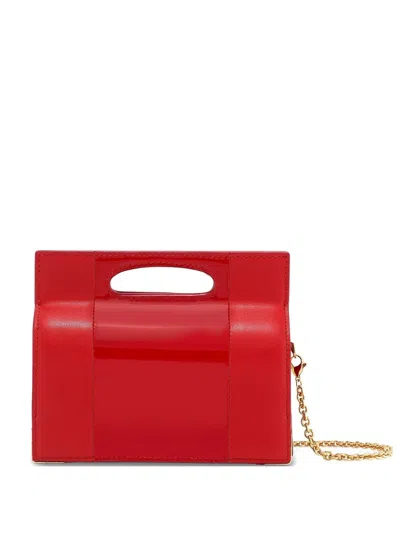 Tyler Ellis Mini Stella Leather Handbag In Red