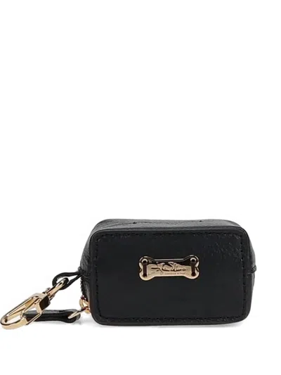 Tyler Ellis Pebbled Leather Bag Carrier In Black