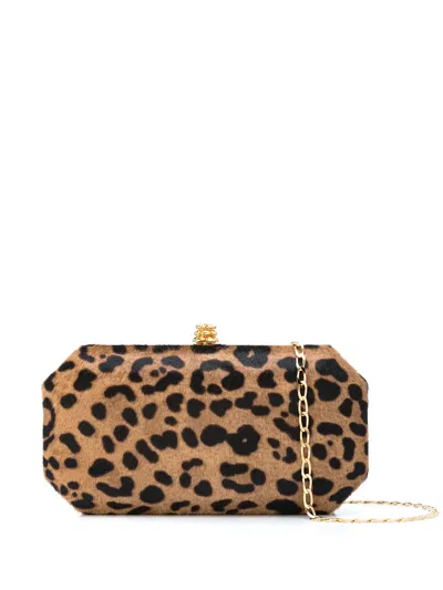 Tyler Ellis Perry Small Clutch In Brown