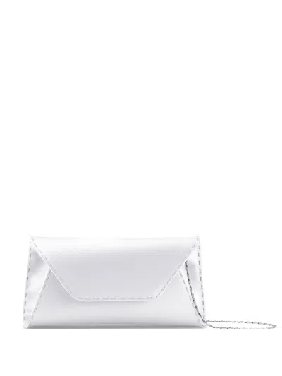 Tyler Ellis Small Eloise Clutch Bag In White